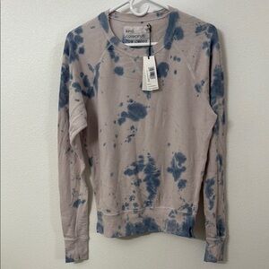 Unsubscribed top in Tie-Dye Blue and mauve